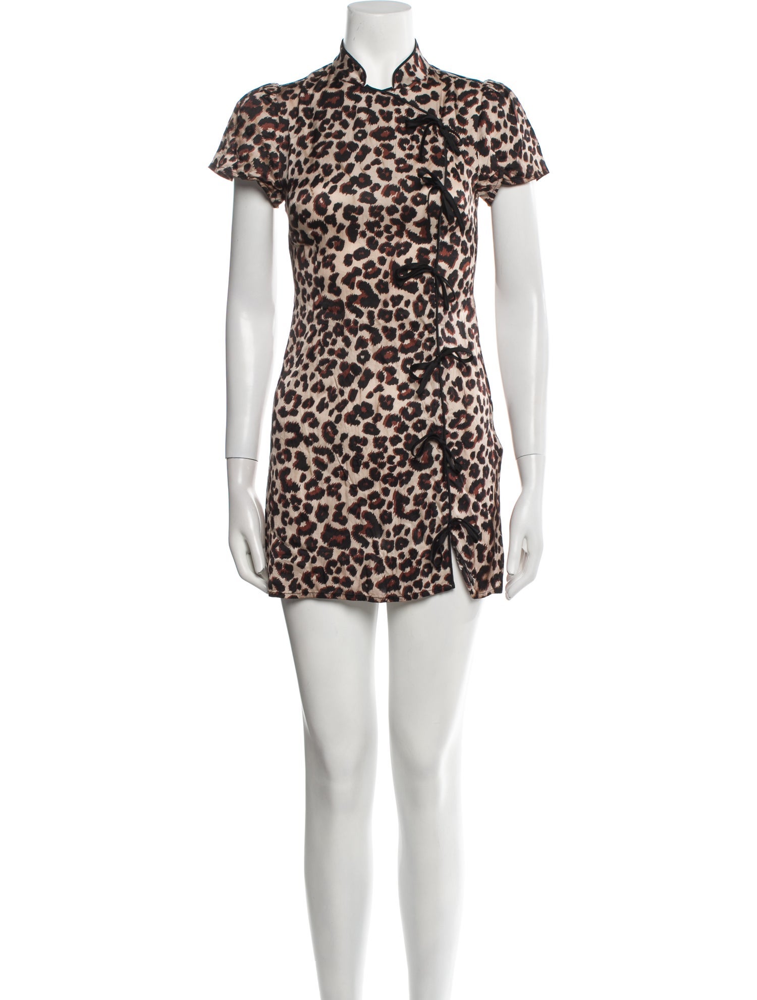Kitri Animal Print Mini Dress