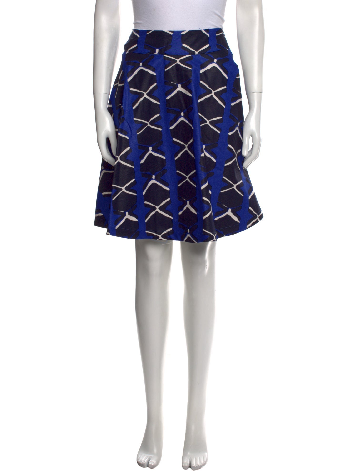 Kisua Printed Knee-Length Skirt