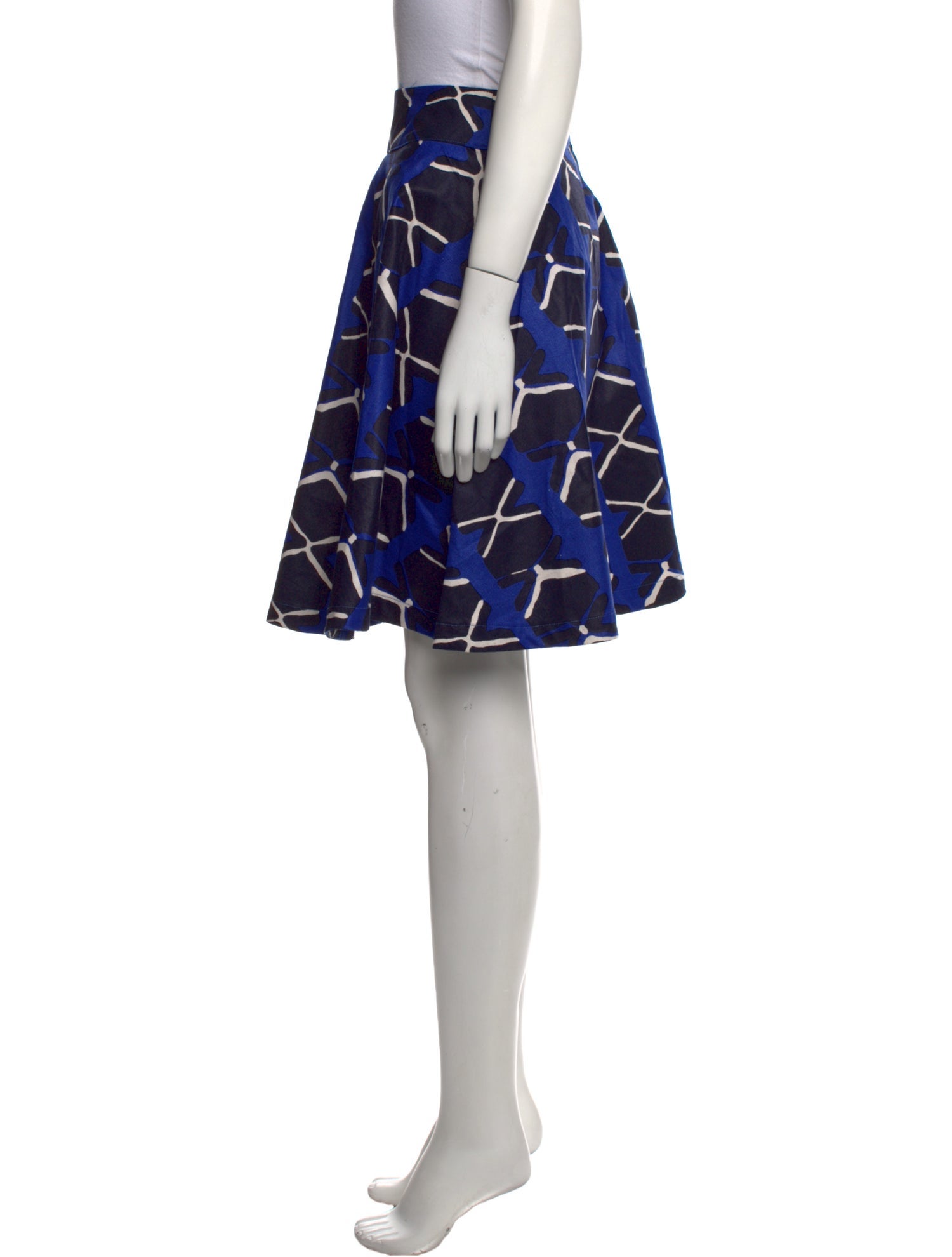 Kisua Printed Knee-Length Skirt