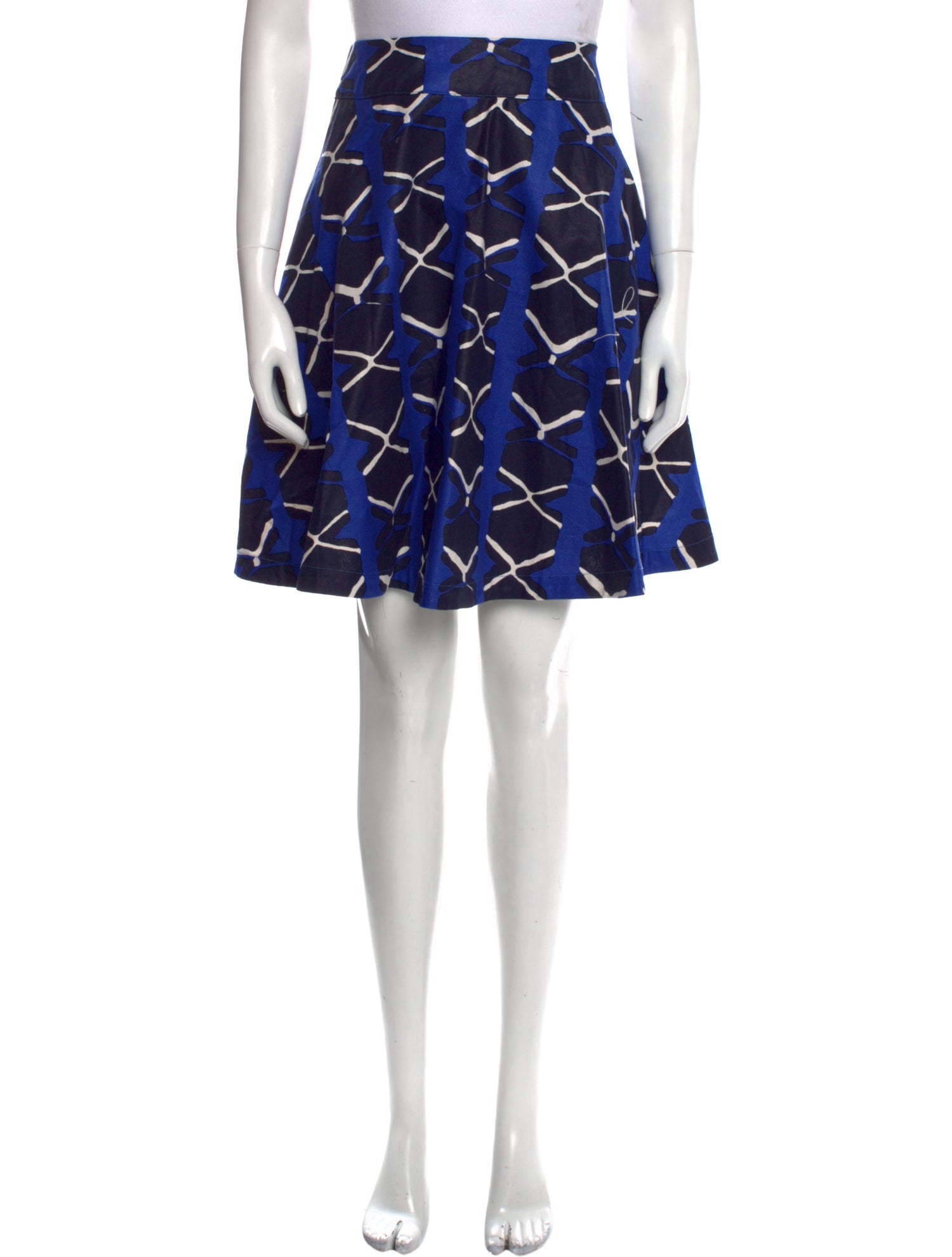 Kisua Printed Knee-Length Skirt
