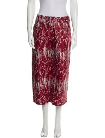 Kisua Pants Printed Wide Leg XL