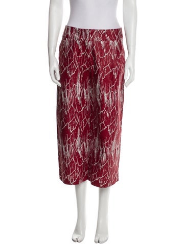 Kisua Pants Printed Wide Leg L