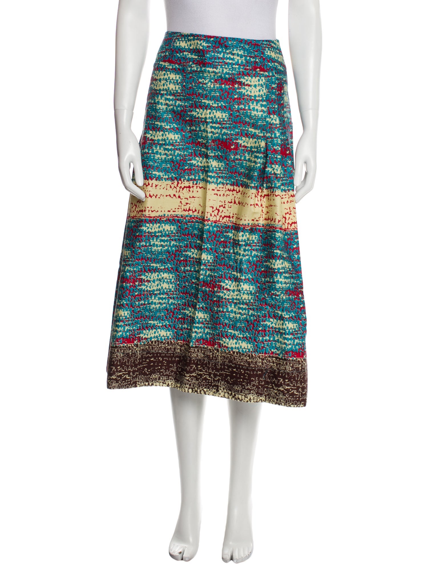 Kisua Printed Midi Length Skirt