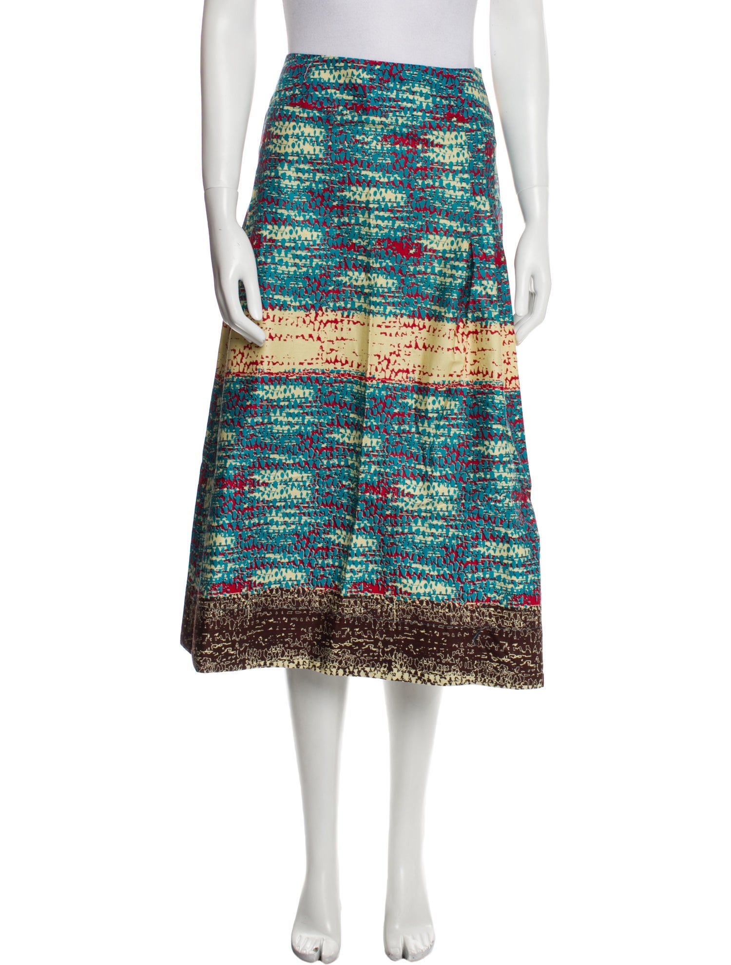 Kisua Printed Midi Length Skirt