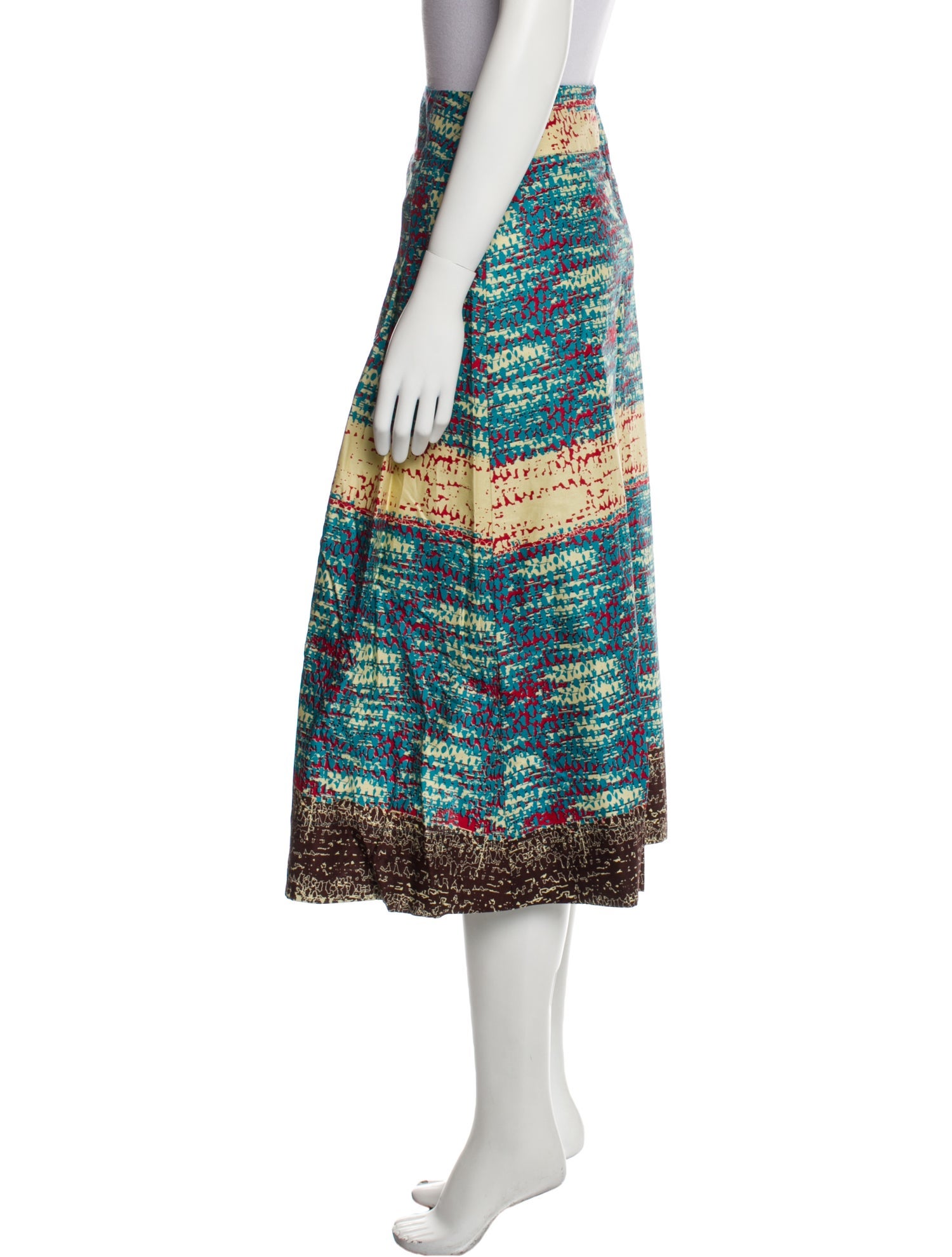 Kisua Printed Midi Length Skirt