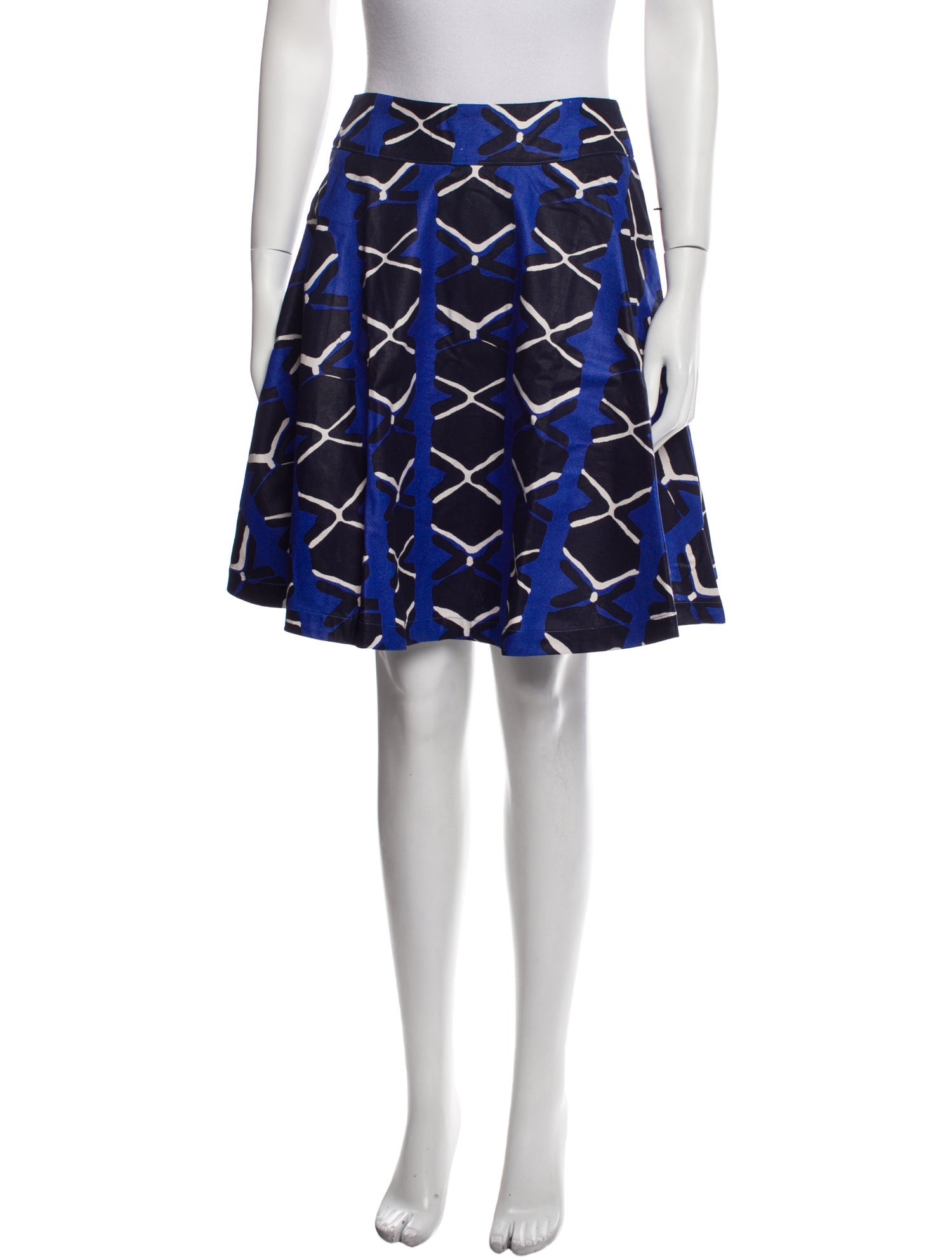 Kisua Printed Knee-Length Skirt