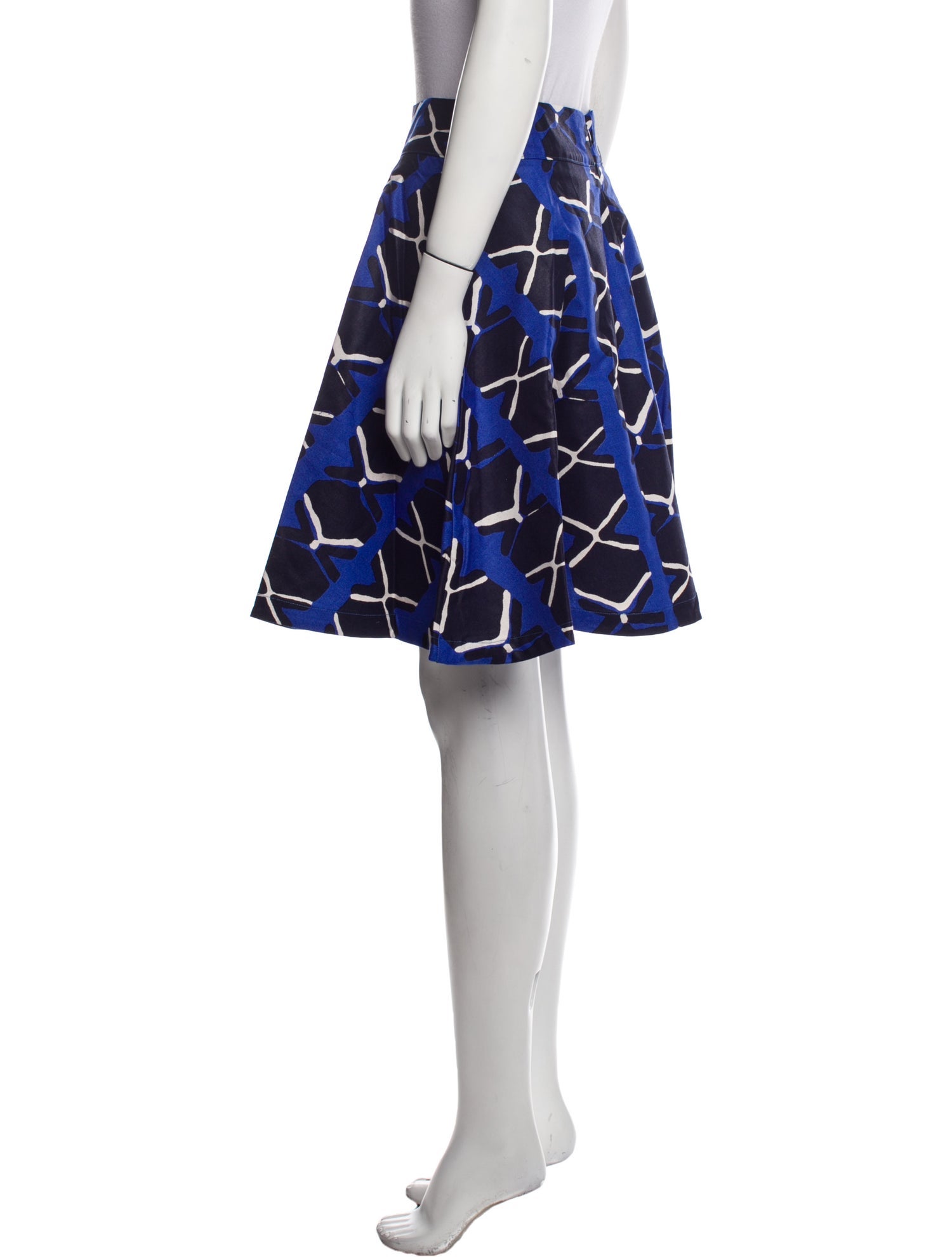Kisua Printed Knee-Length Skirt