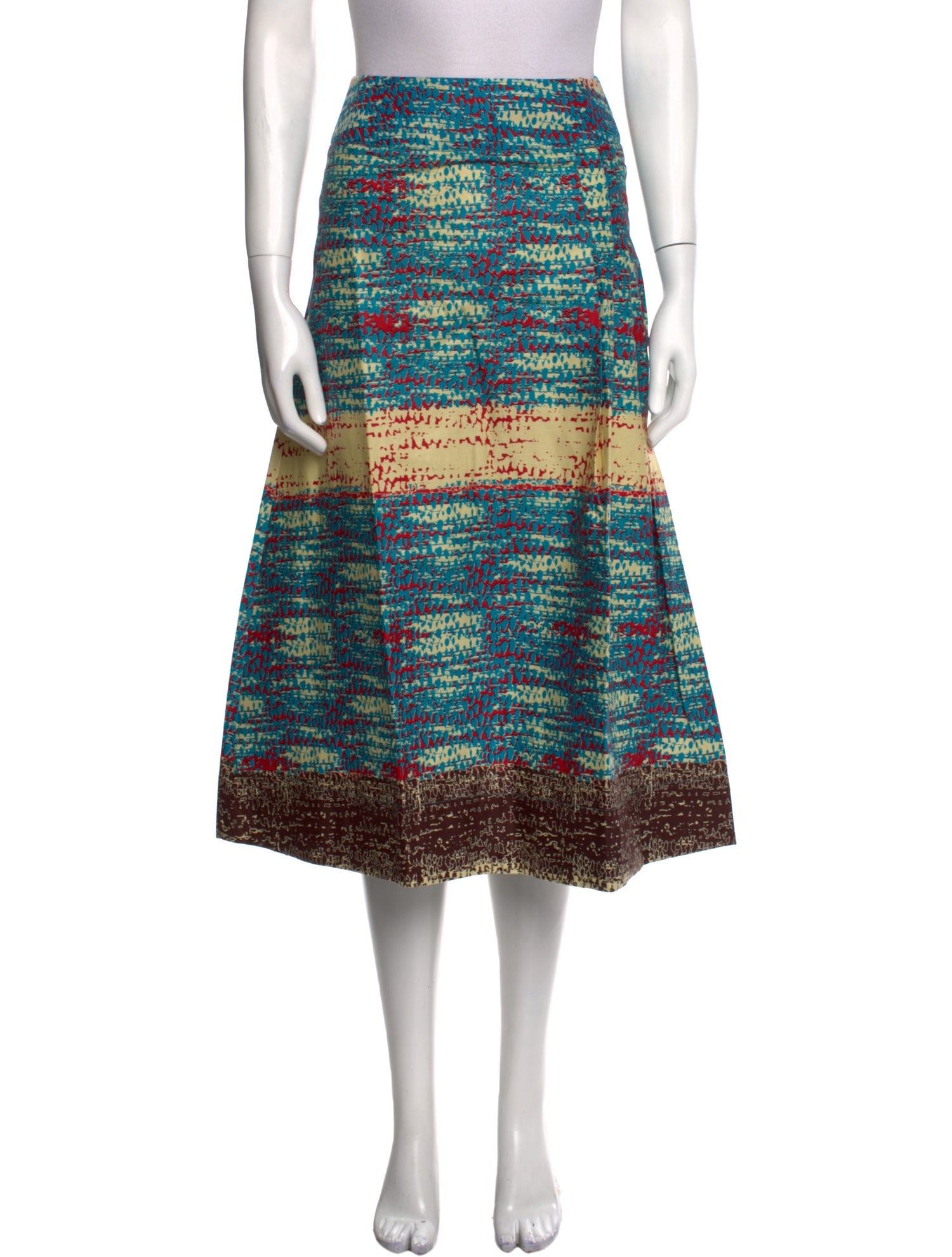 Kisua Printed Midi Length Skirt