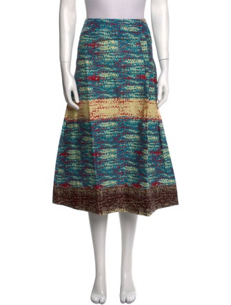 Kisua Printed Midi Length Skirt