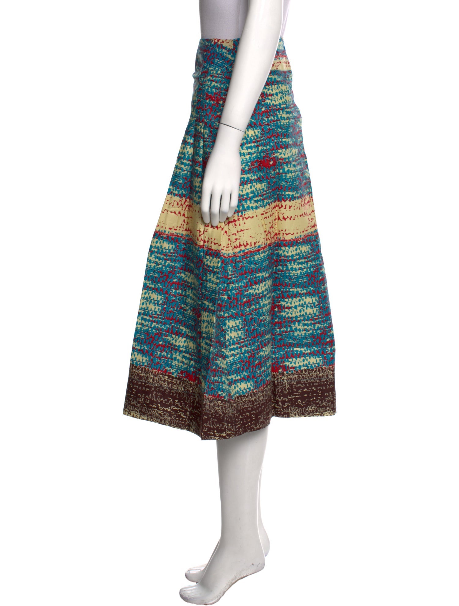 Kisua Printed Midi Length Skirt