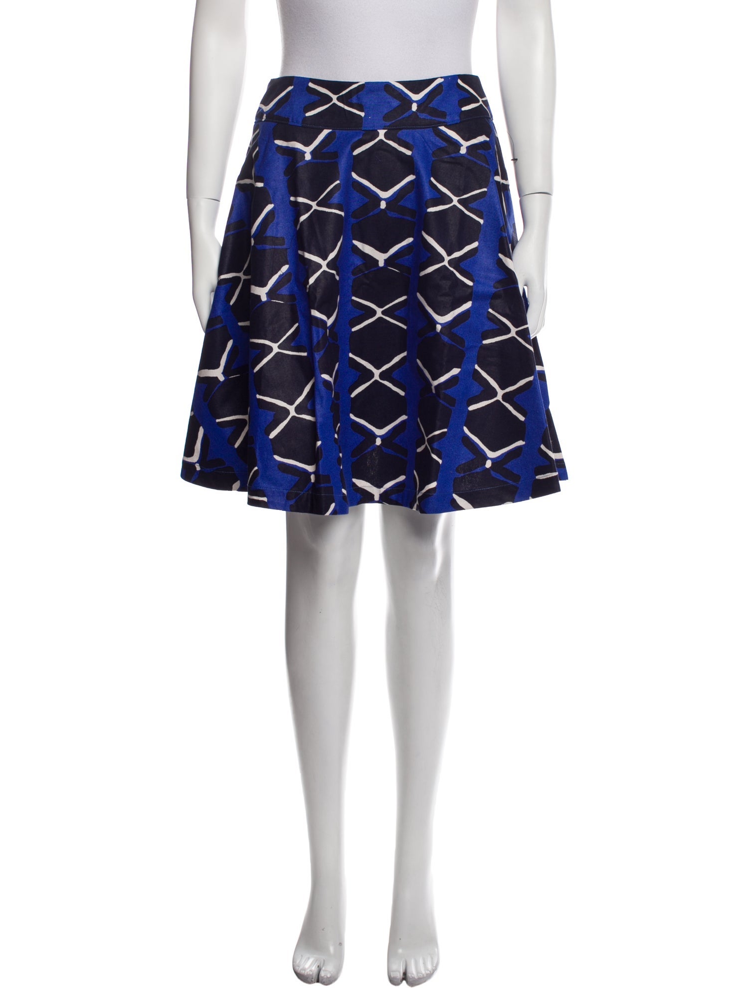 Kisua Printed Knee-Length Skirt