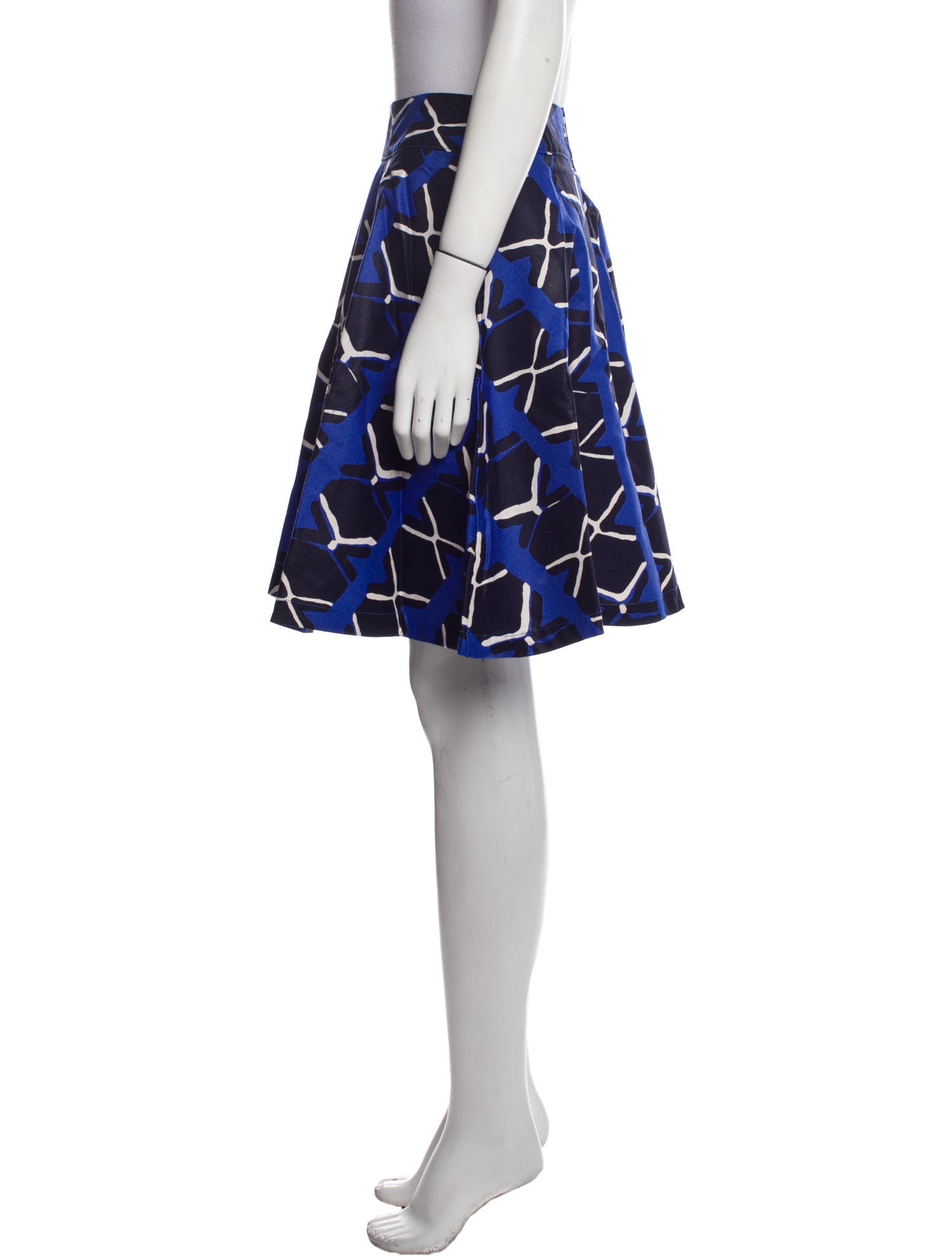 Kisua Printed Knee-Length Skirt