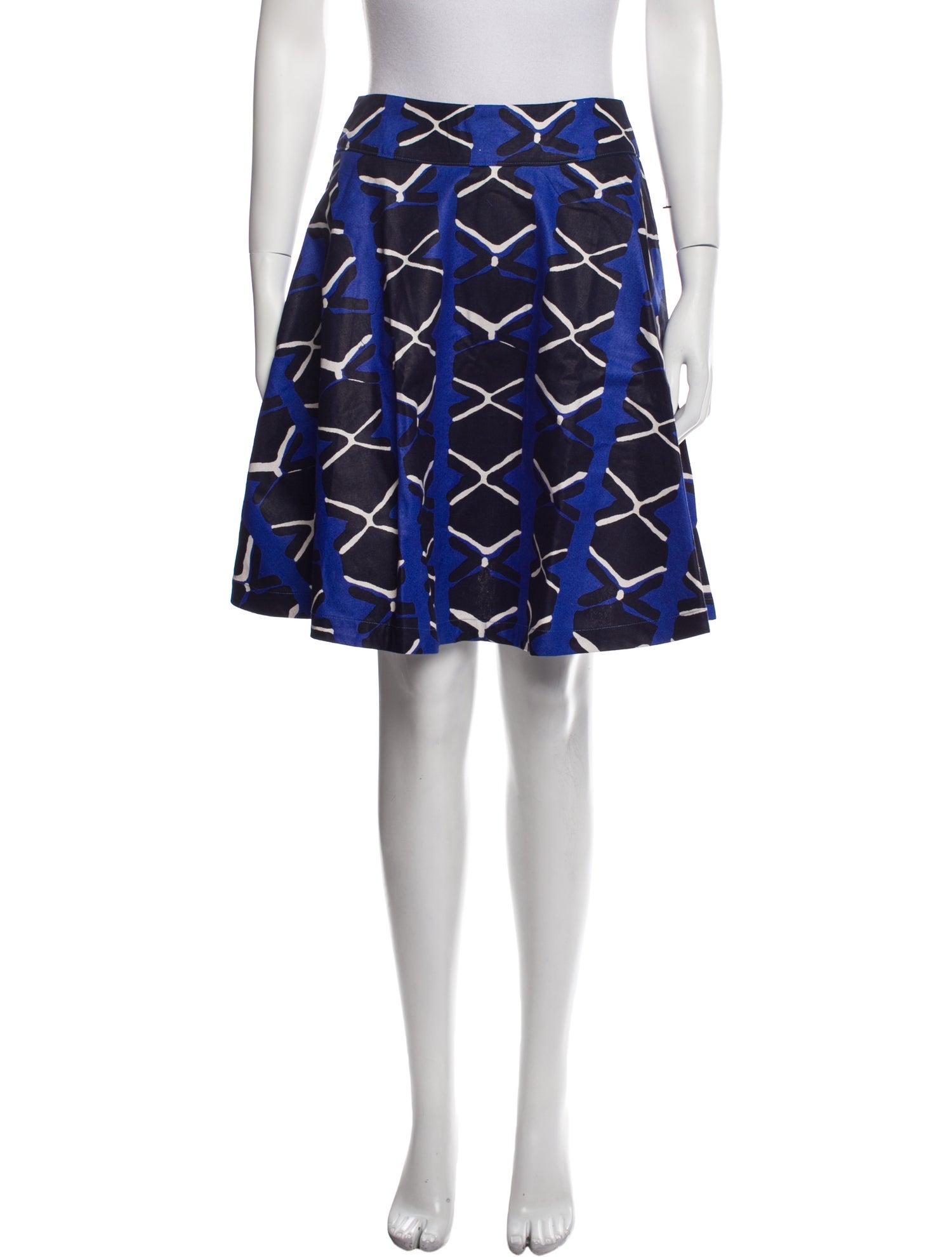 Kisua Printed Knee-Length Skirt
