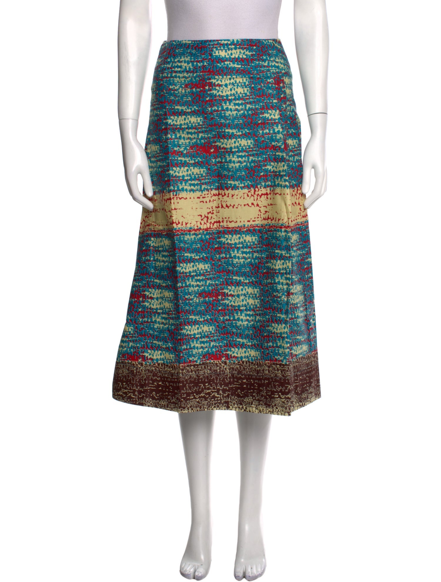 Kisua Printed Midi Length Skirt