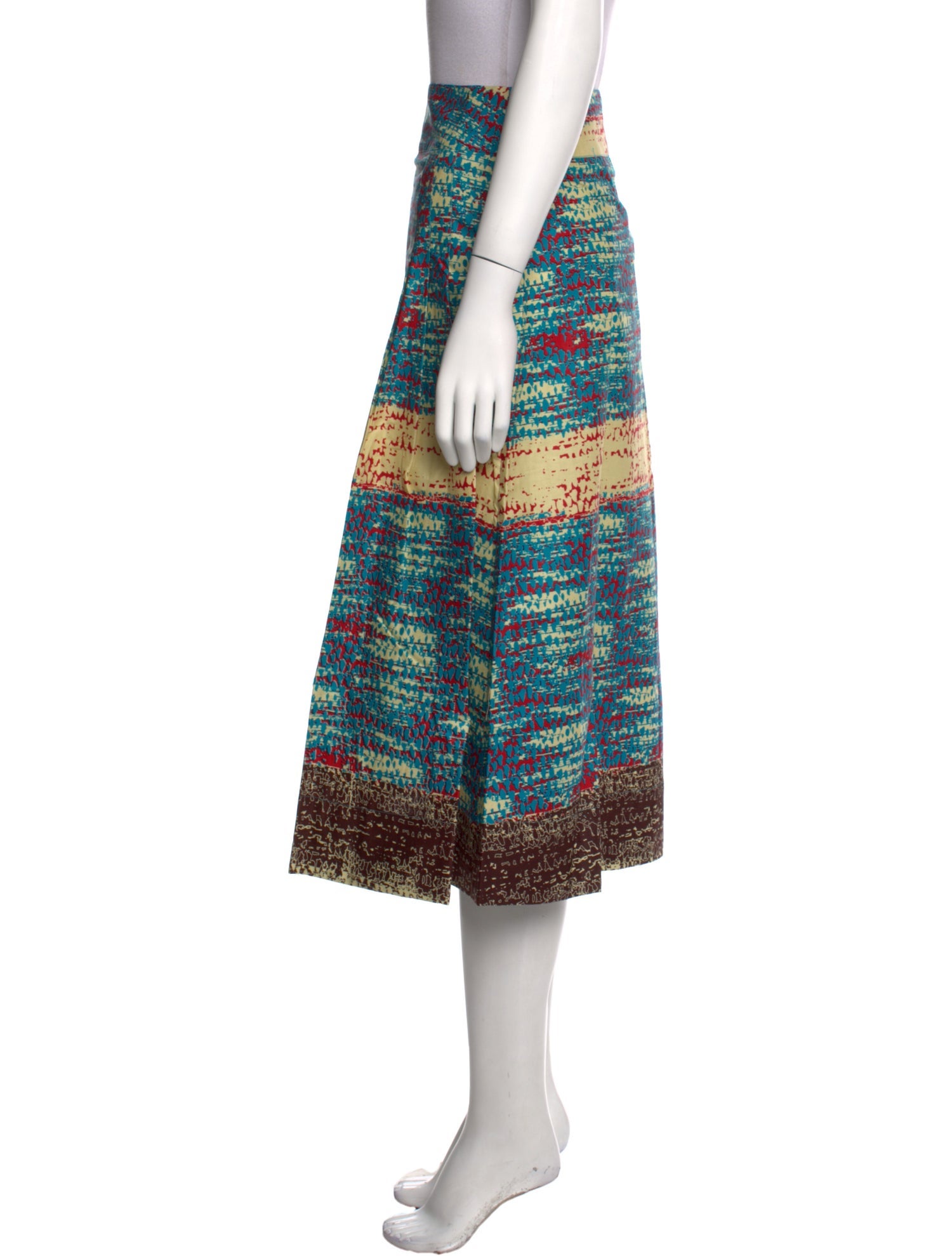 Kisua Printed Midi Length Skirt
