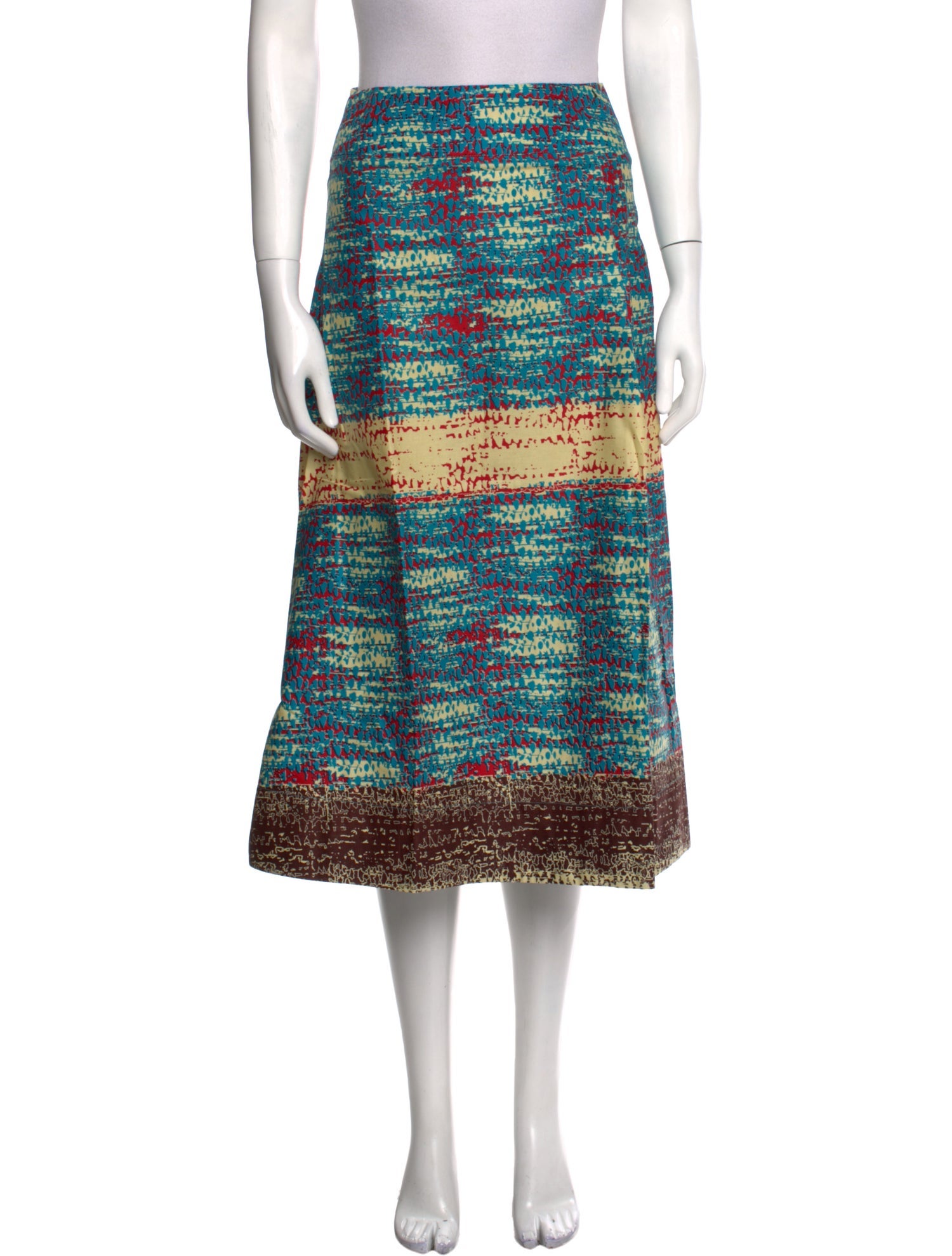 Kisua Printed Midi Length Skirt