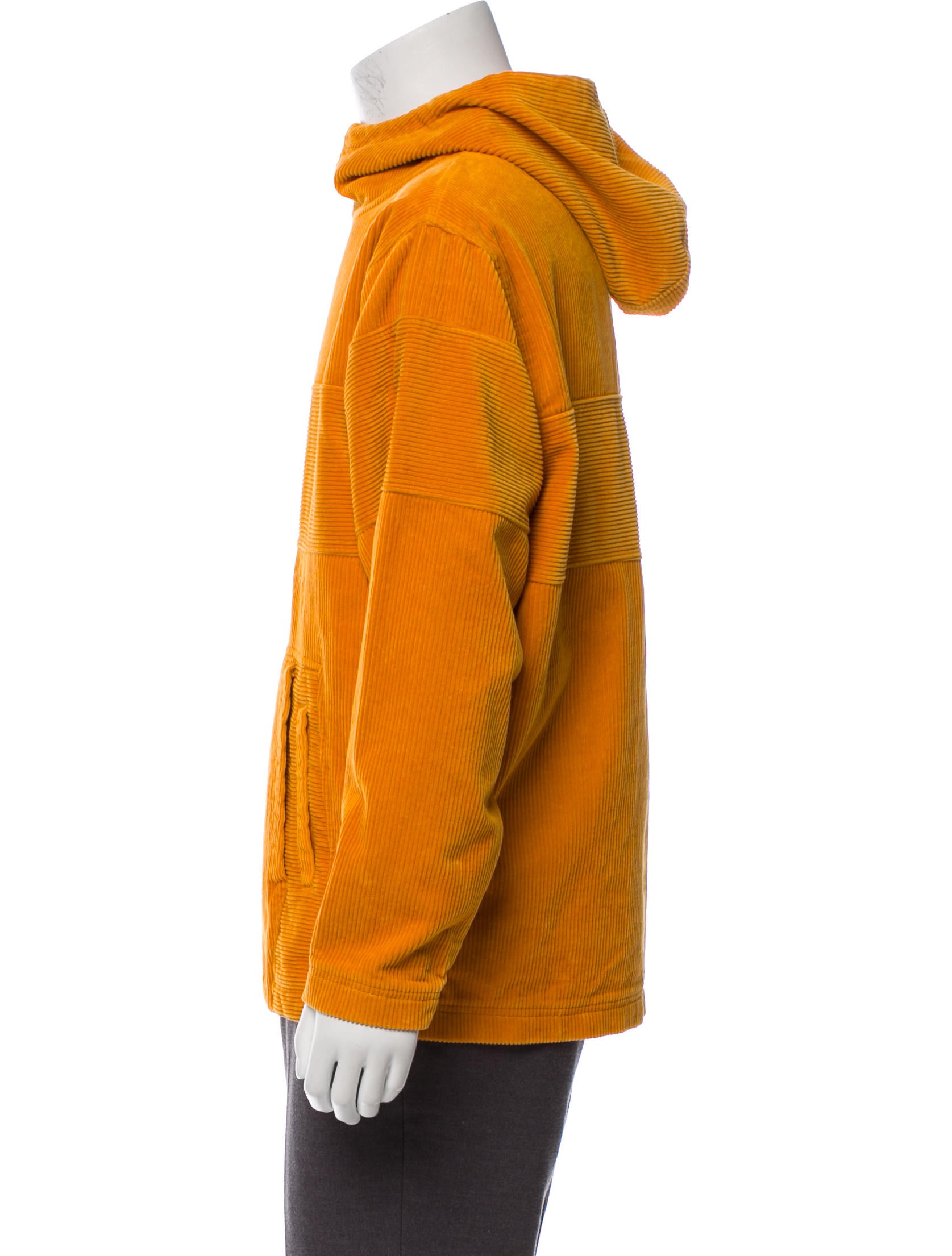 Kith Corduroy Double Pocket Hoodie Cinder Men's - FW19 - US