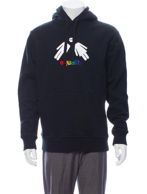 Kith Crew Neck Long Sleeve Hoodie Black