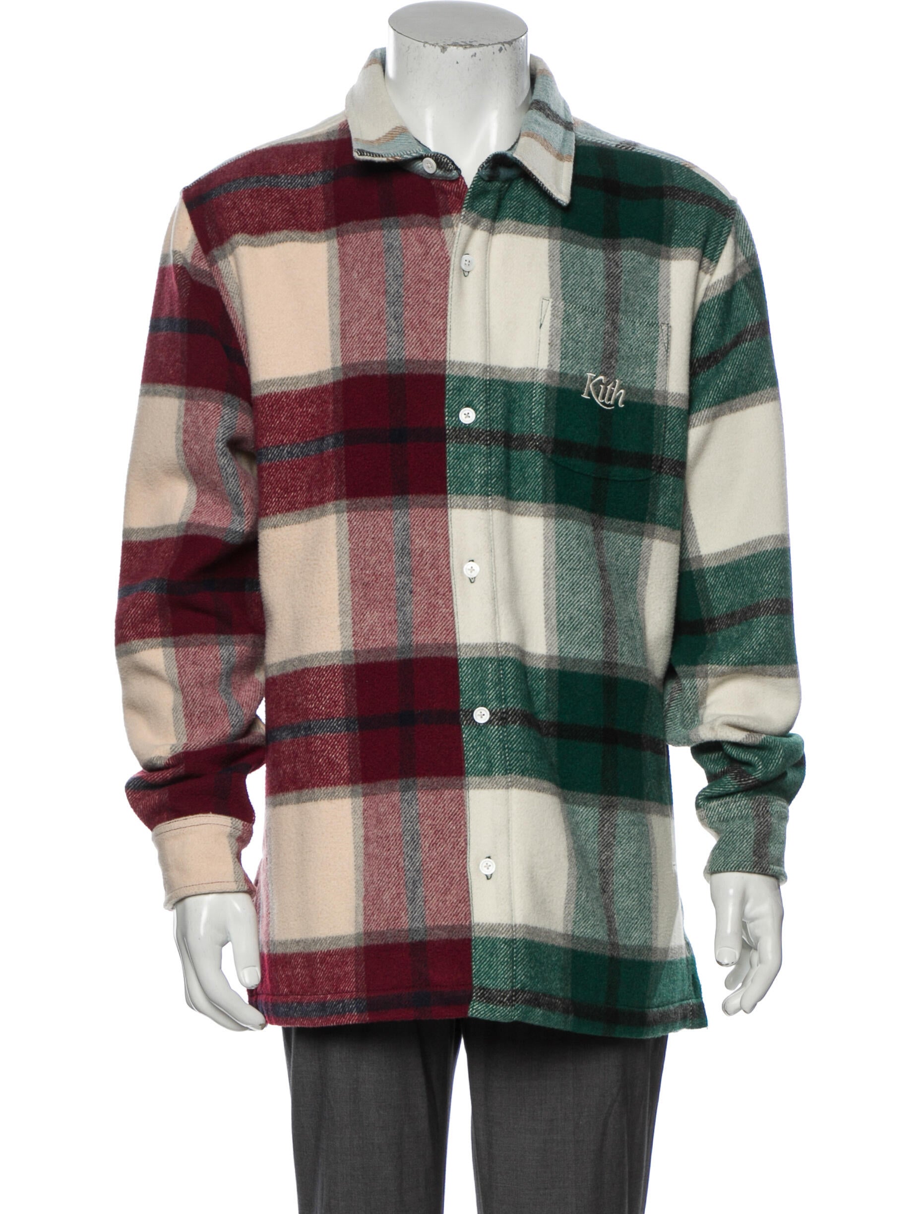 kith plaid coat