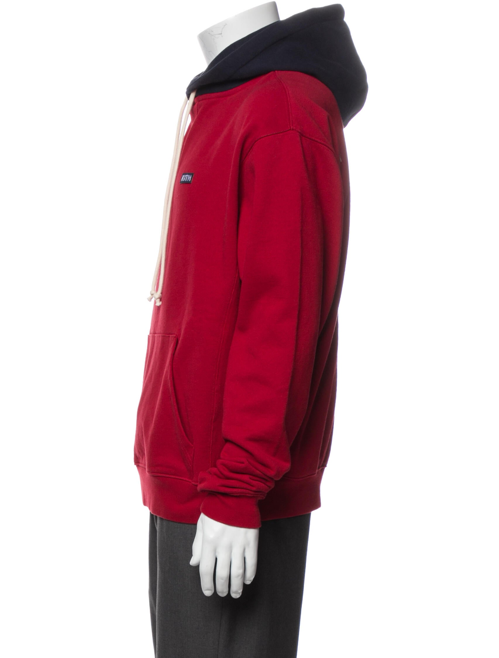 KITH 2019 Williams III Contrast Hoodie w/ Tags - Red Sweatshirts 