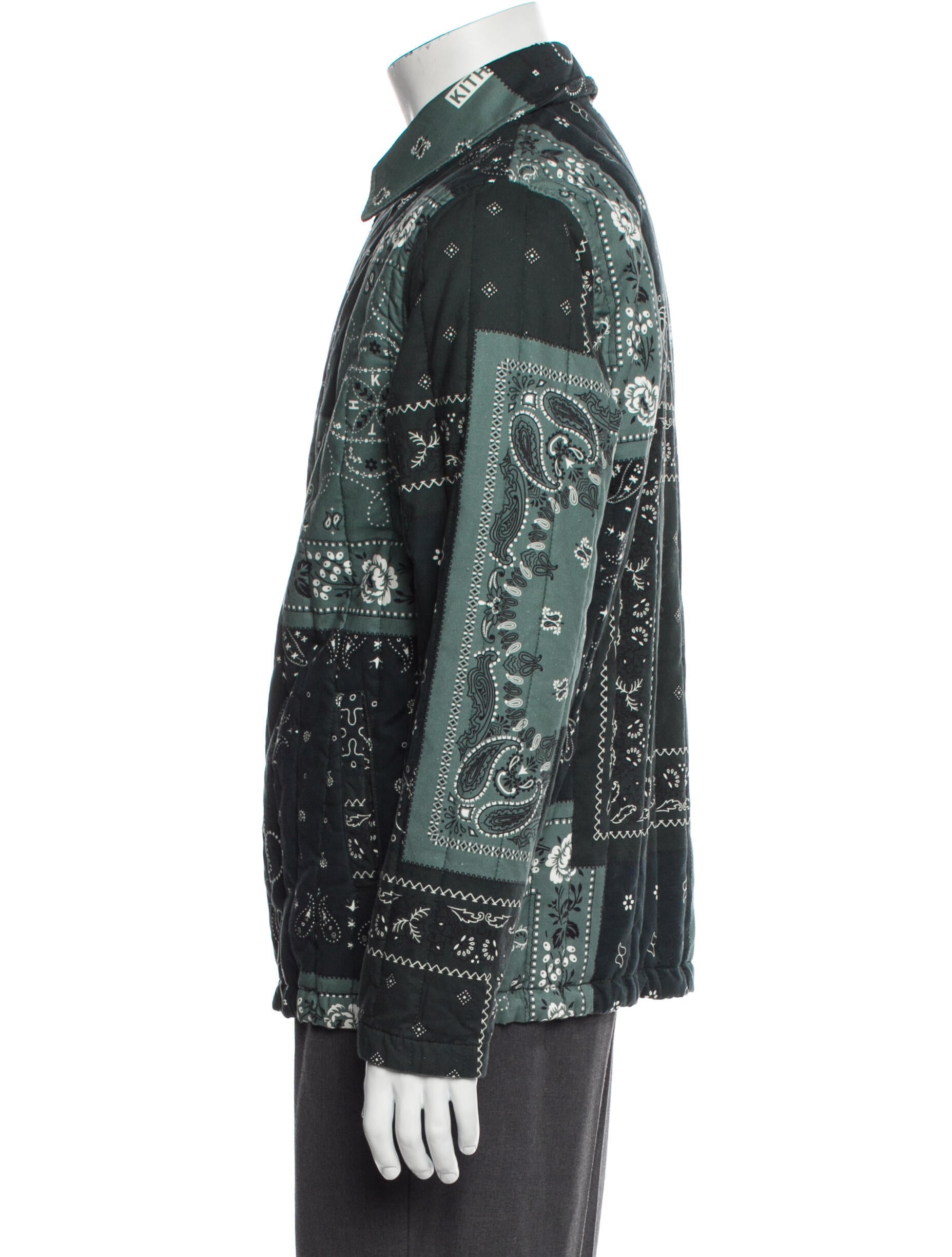 KITH Kith Carmine Coaches Jacket - Green Outerwear, Clothing