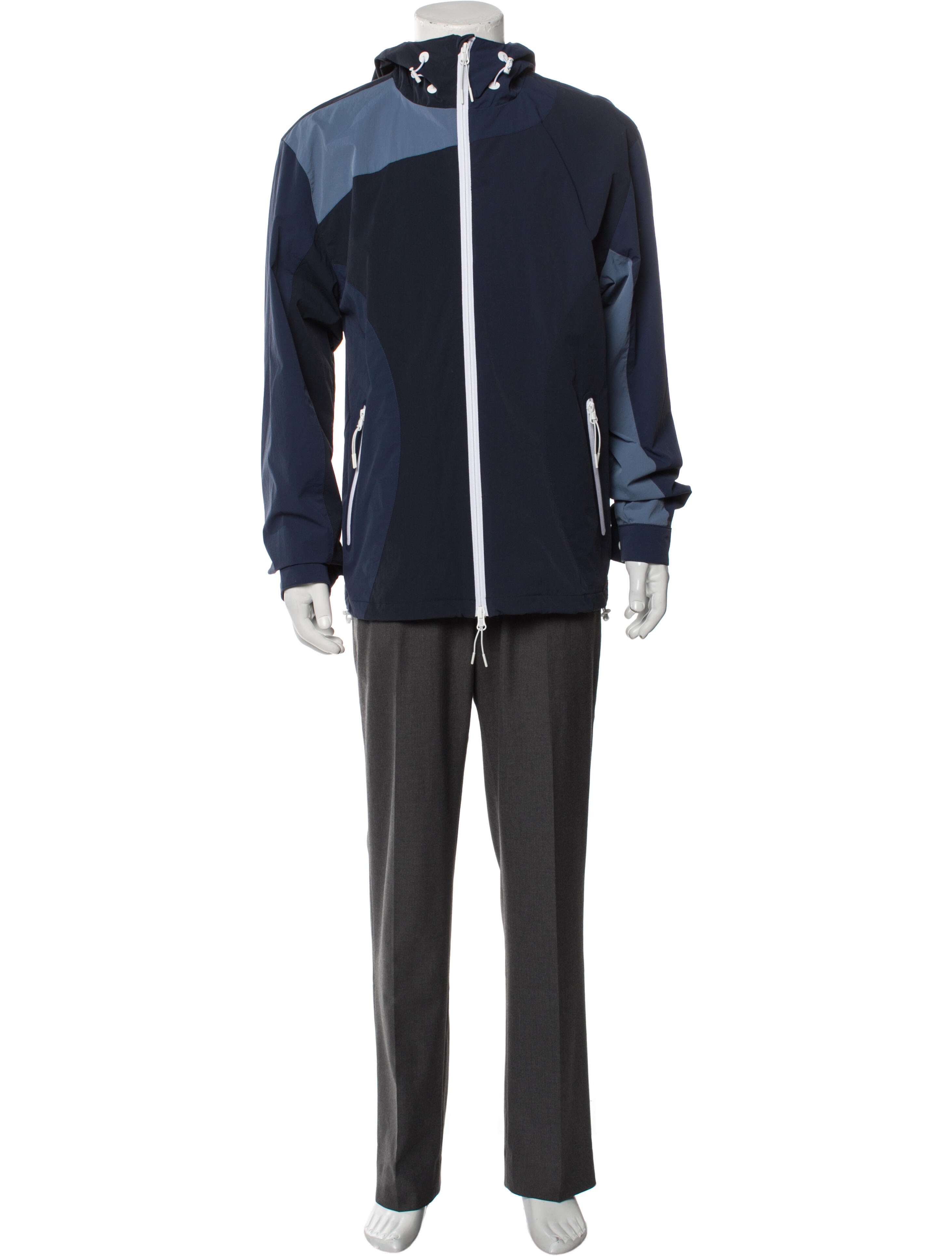 KITH Madison Track Colorblock Pattern Parka