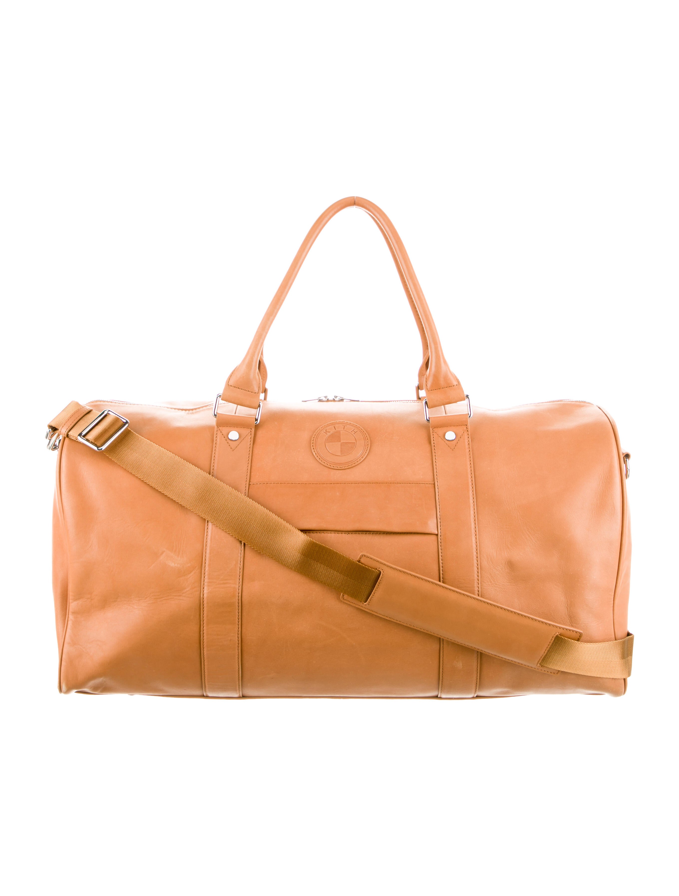 KITH Leather Duffle Bag Neutrals Luggage and Travel, Handbags