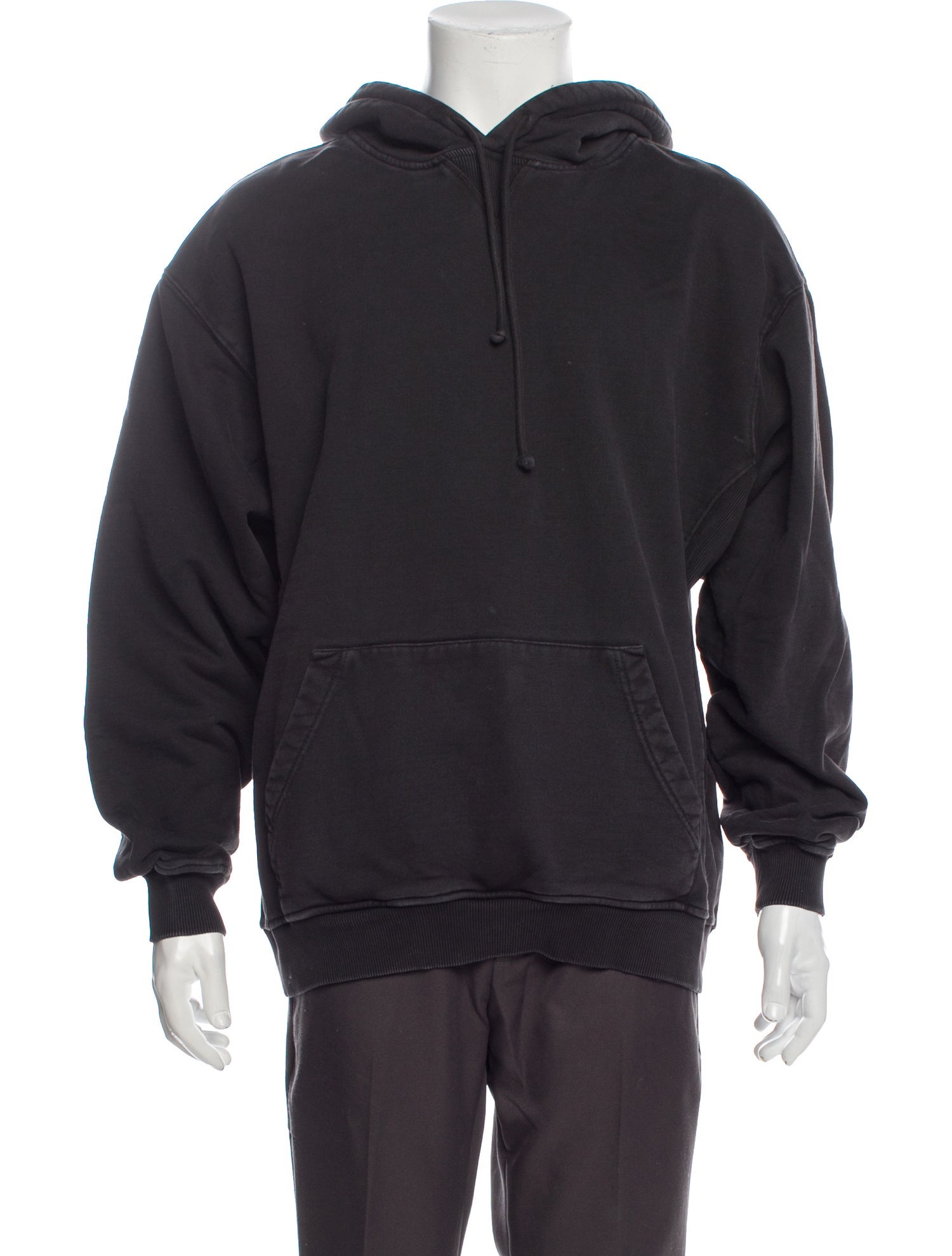 KITH Crew Neck Long Sleeve Hoodie Black Sweatshirts & Hoodies