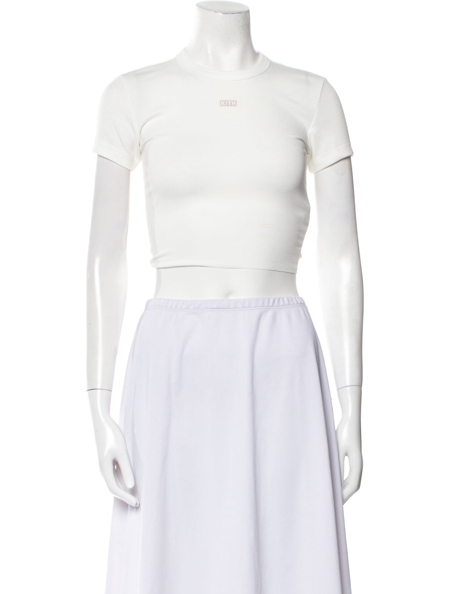 KITH Crew Neck Short Sleeve Crop Top
