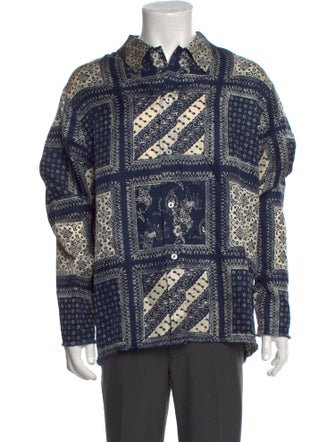 KITH Silk Paisley Print Dress Shirt