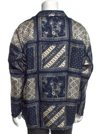 KITH Silk Paisley Print Dress Shirt