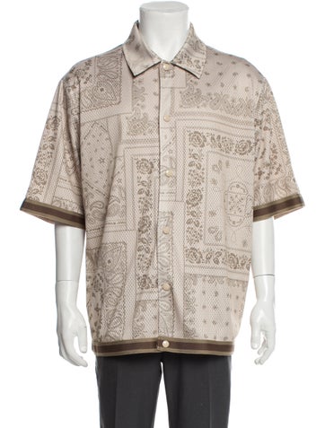 Kith Casual Shirts Paisley Print Short Sleeve Shirt M