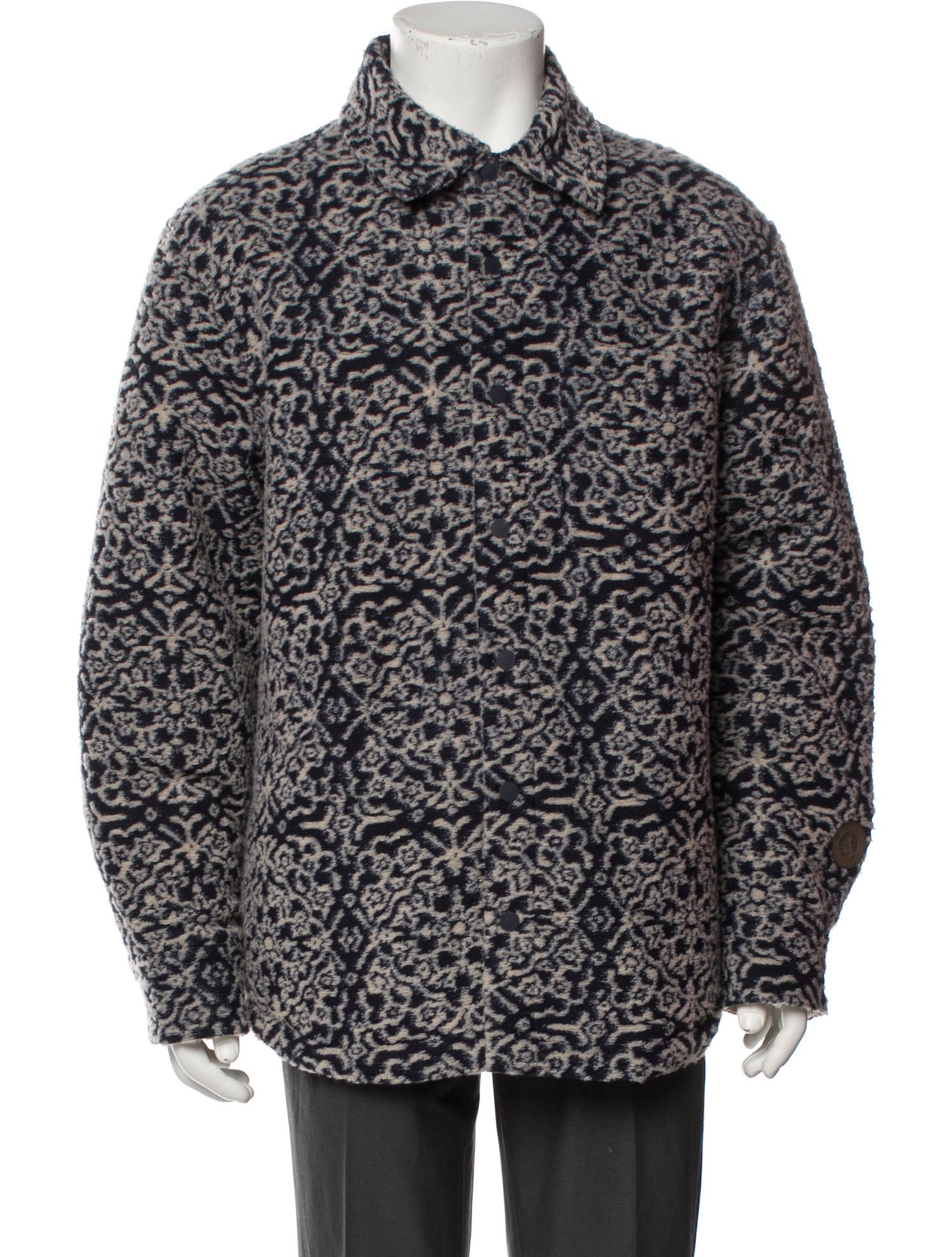 KITH 2024 Paloma Tile Jacquard Sheridan Jacket - Blue Outerwear  