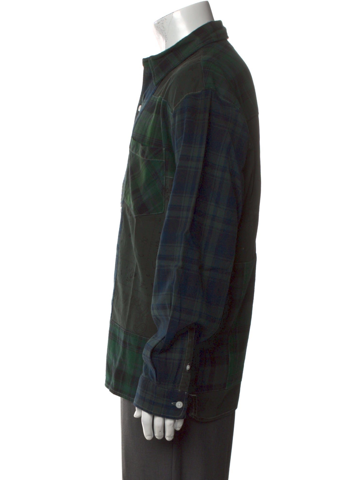 KITH Plaid Print Long Sleeve Shirt w/ Tags