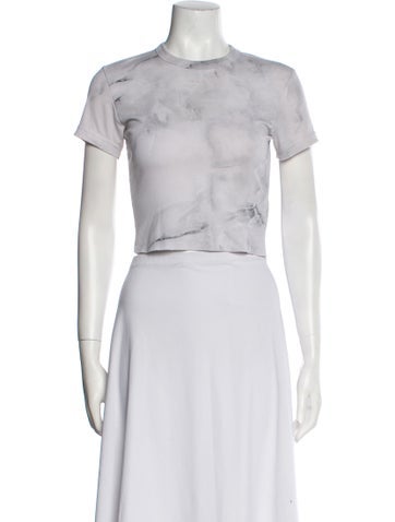 Kith Tops Crew Neck Short Sleeve Crop Top S