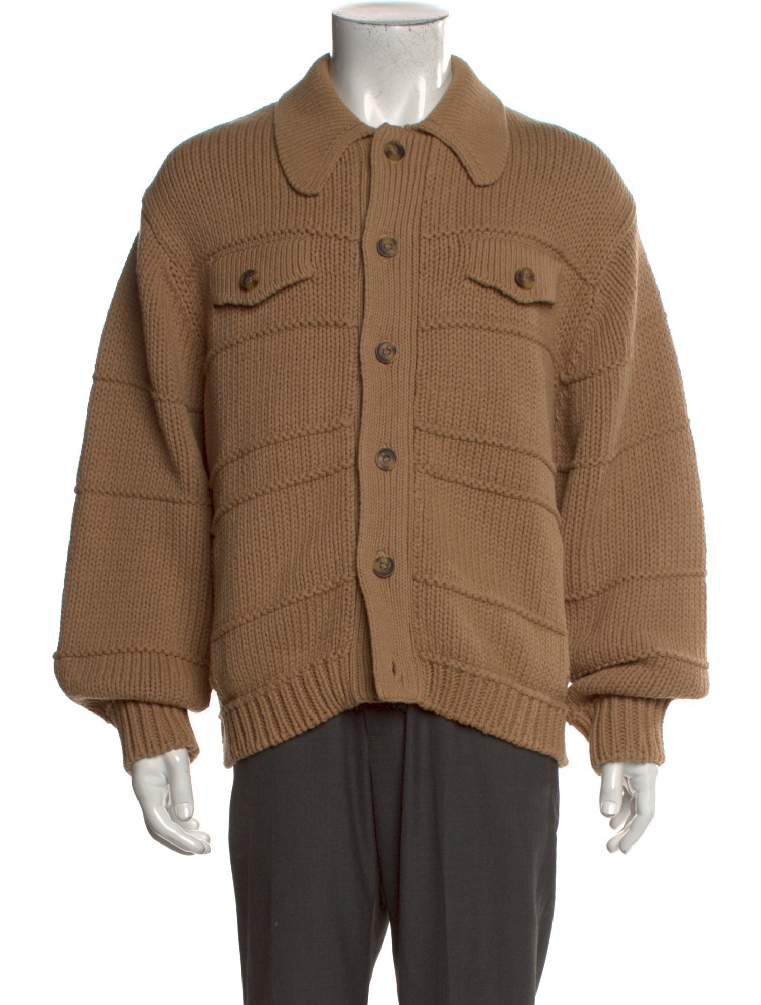 KITH Collar Long Sleeve Polo Sweater