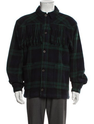 Kith Outerwear Plaid Print Coat L