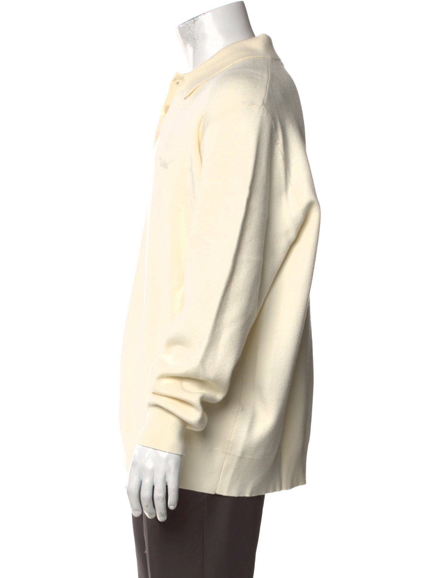 KITH Collar Long Sleeve Polo Sweater