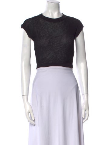 Kith Tops Crew Neck Short Sleeve Crop Top XS