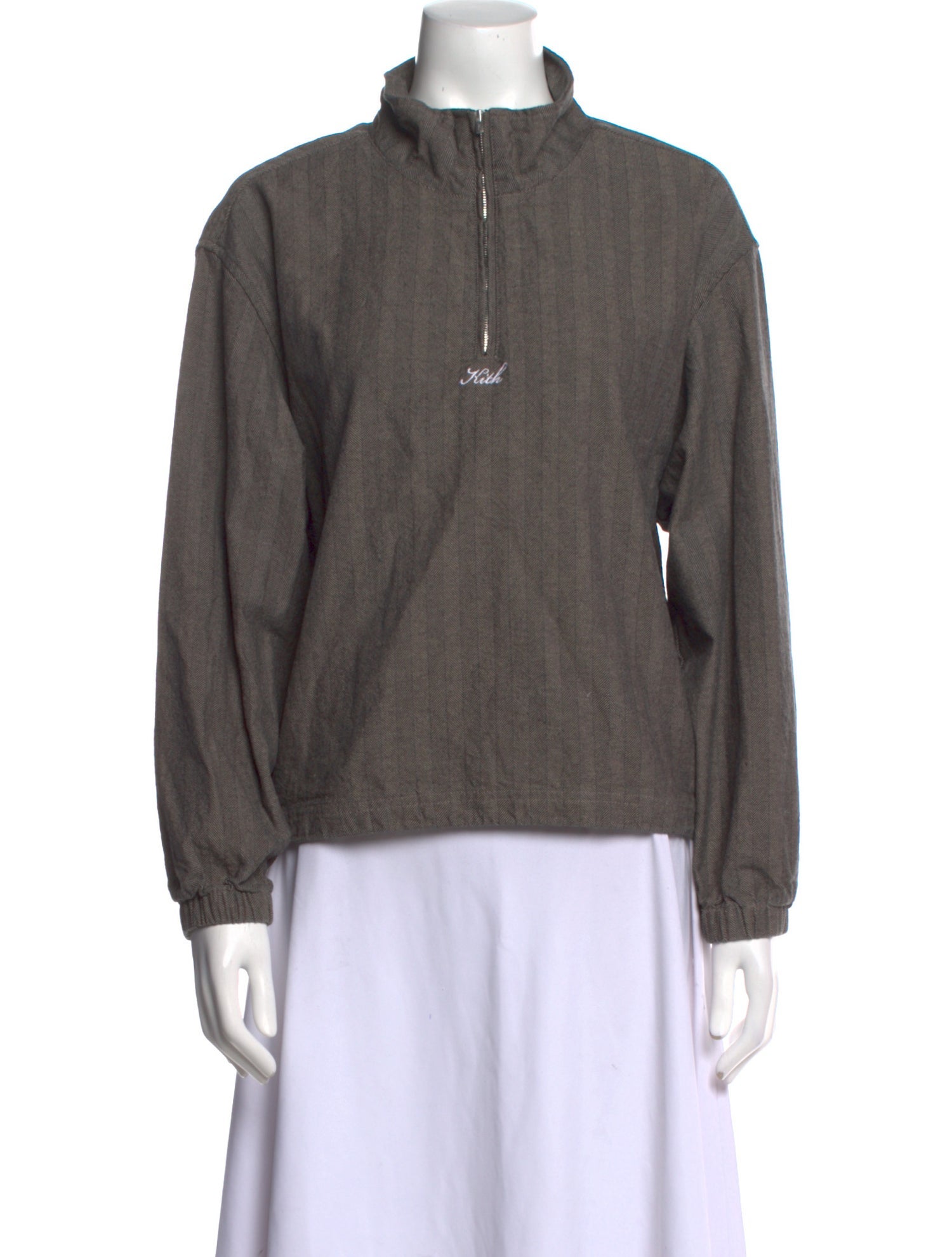 KITH Mock Neck Long Sleeve Sweatshirt