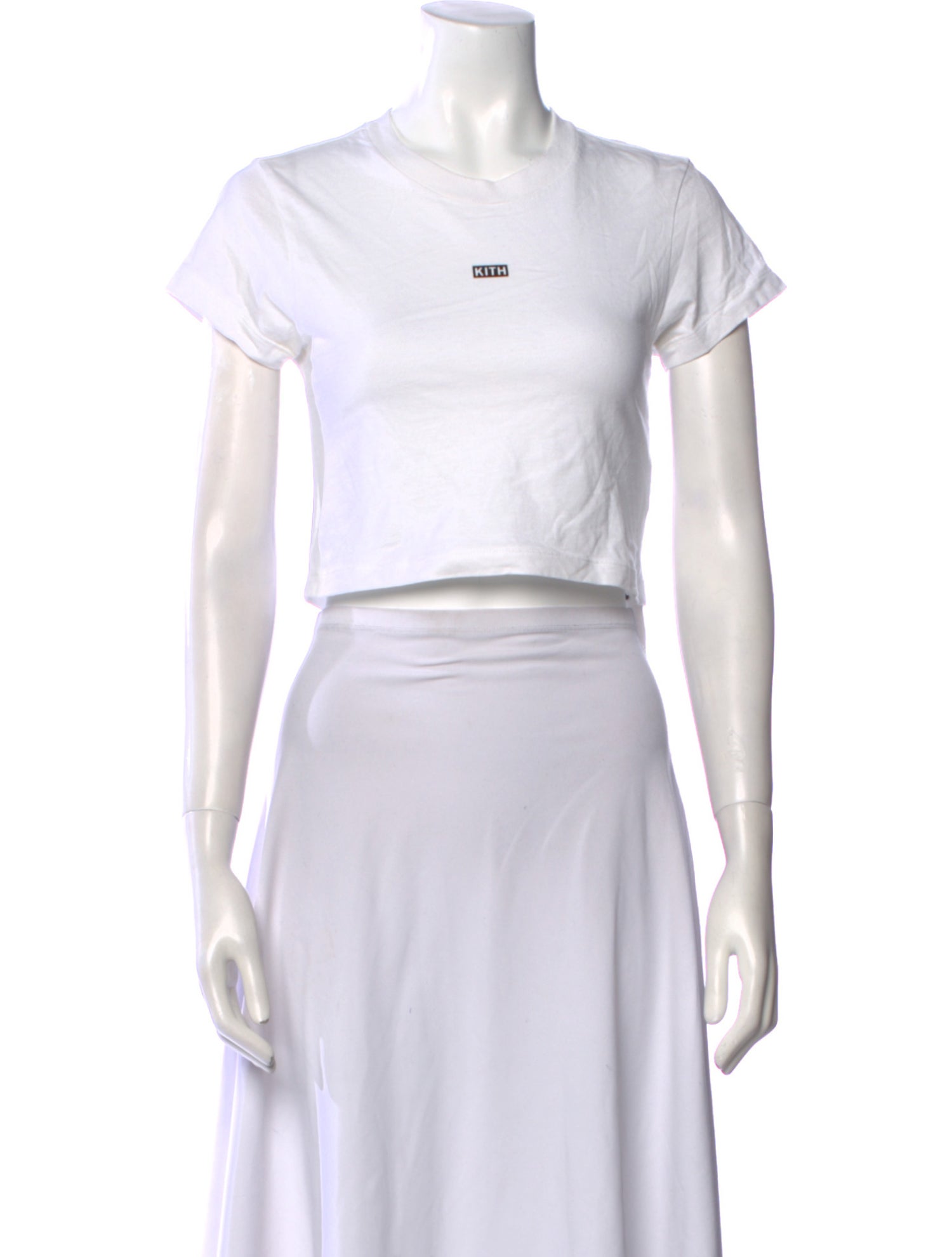 KITH Crew Neck Short Sleeve Crop Top