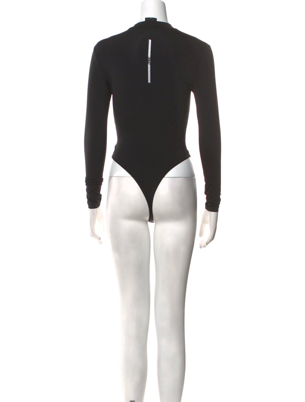 Kith Bodysuit Black Long Sleeve with Mock Neck