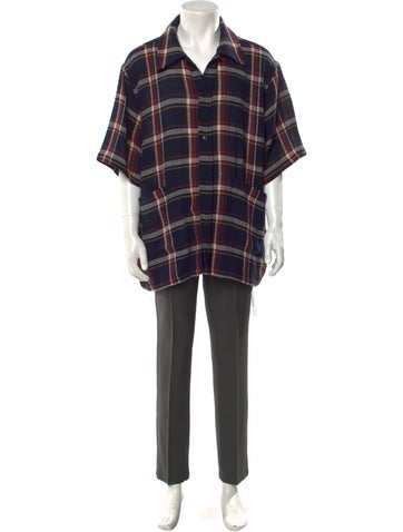 Kith Casual Shirts 2023 Shadow Plaid Shirt XXL