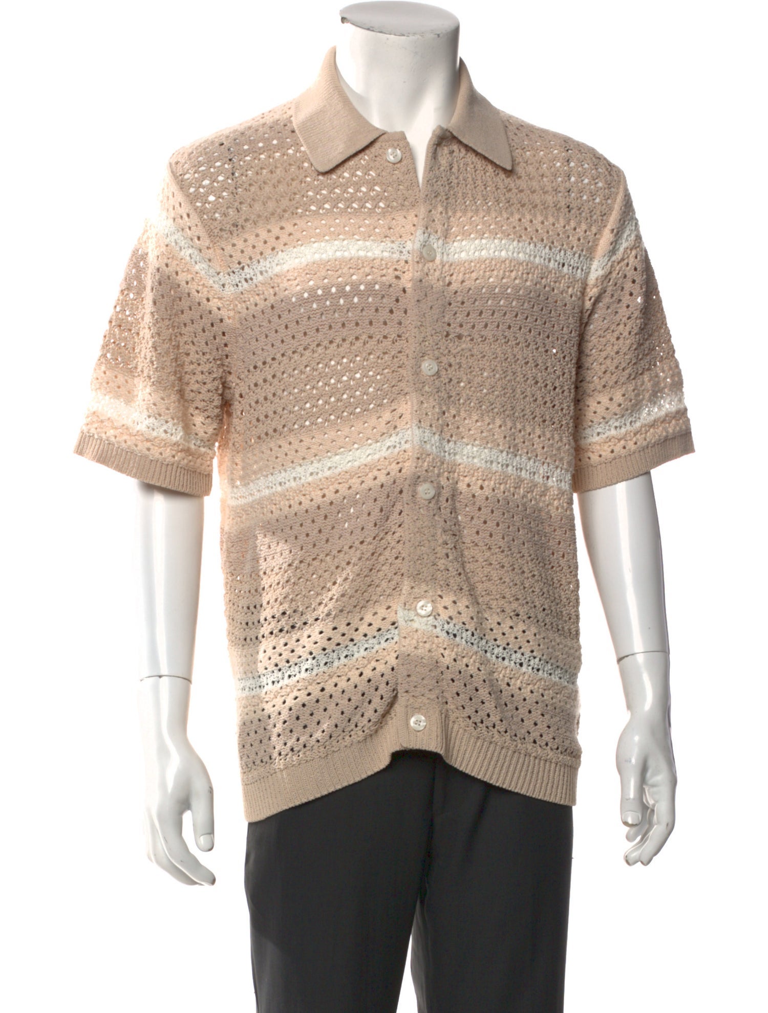 KITH Printed Collar Polo Sweater