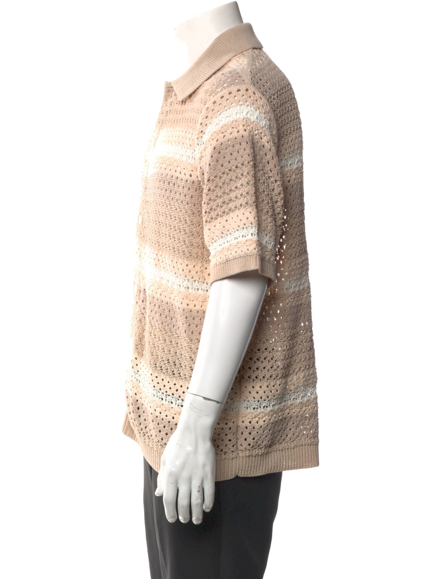 KITH Printed Collar Polo Sweater