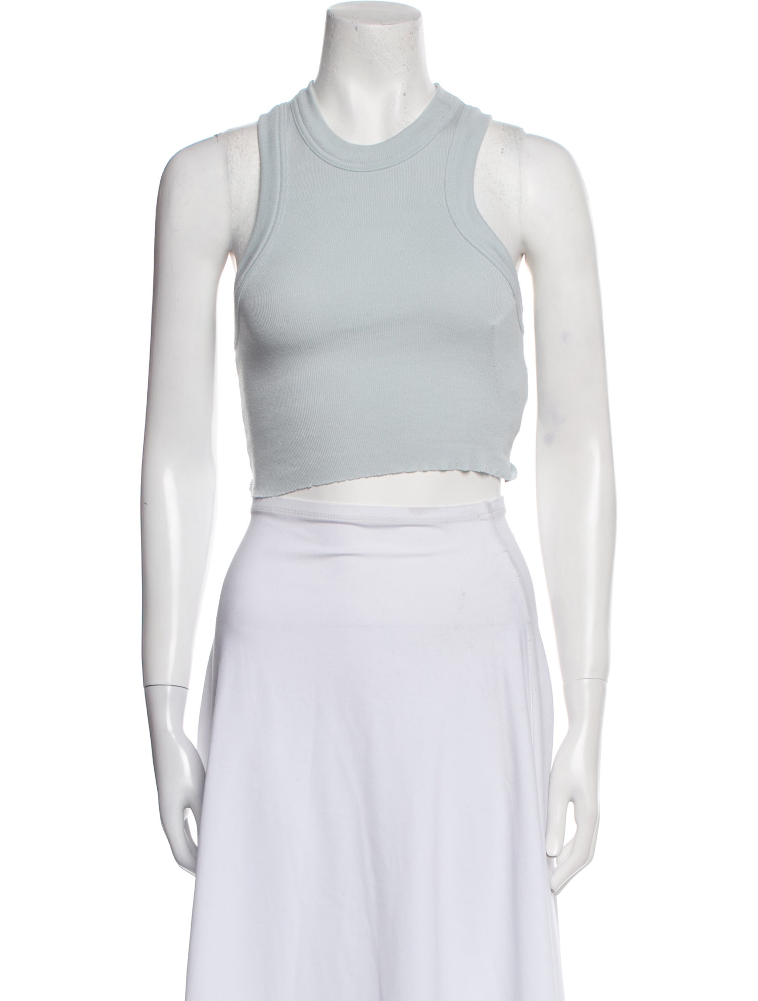 KITH Crew Neck Sleeveless Crop Top