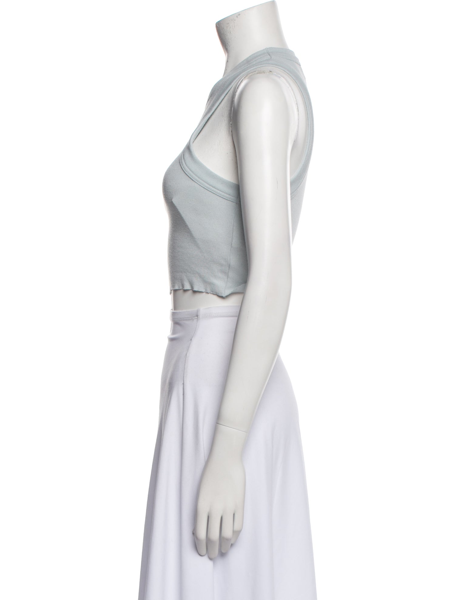 KITH Crew Neck Sleeveless Crop Top