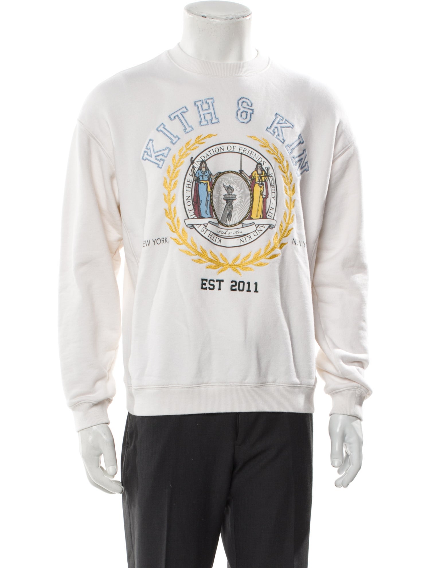 KITH Graphic Print Turtleneck Pullover