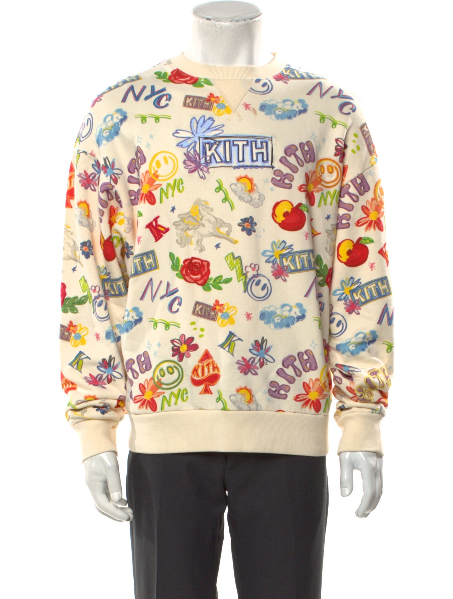 KITH Printed Crew Neck Pullover