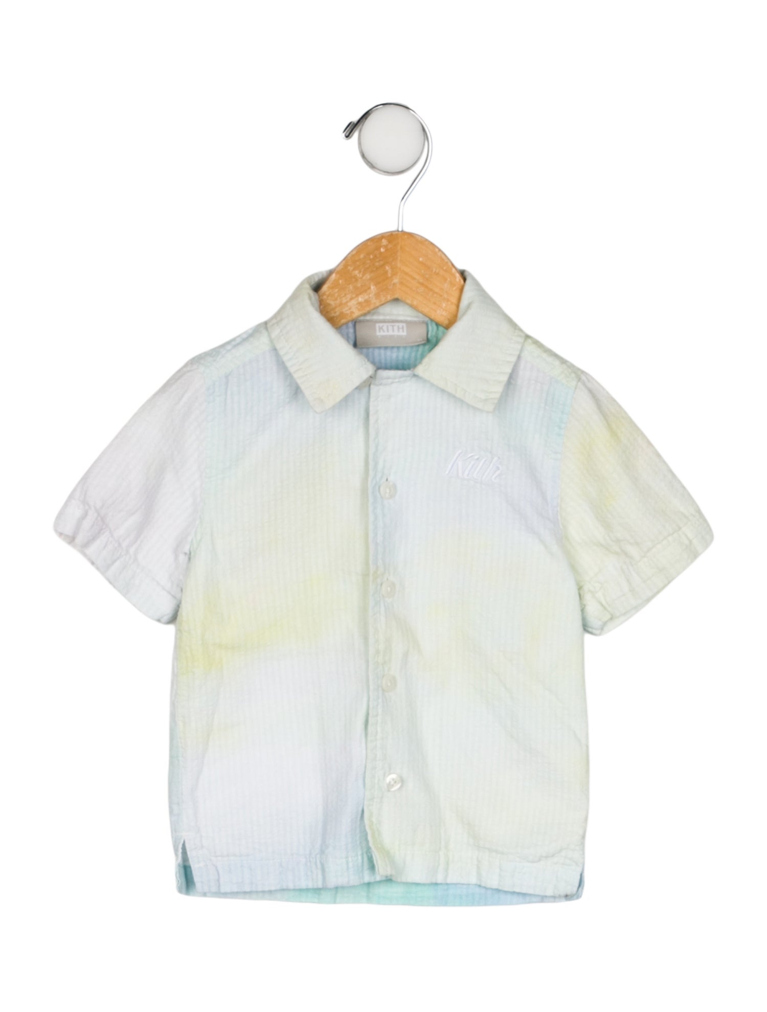 KITH Boys' Logo Button Up Shirt